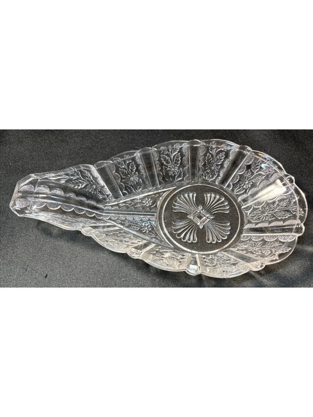 Antique EAPG Spooner Panel Daisy Bryce Brothers Glass Co. 1890 Small Chip End